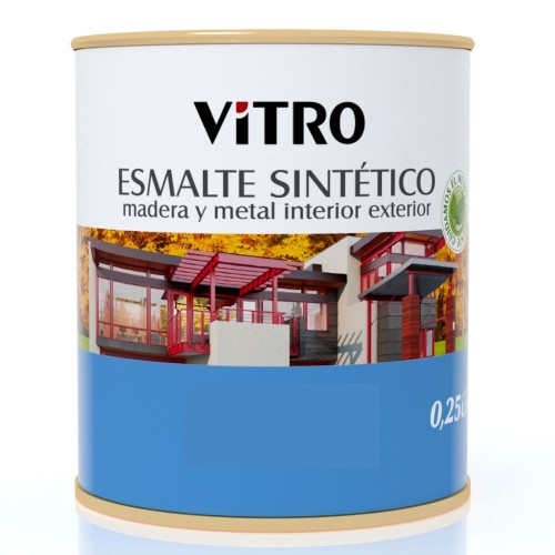 ESMALTE SINTETICO VITRO BR BLANCO 0.25L