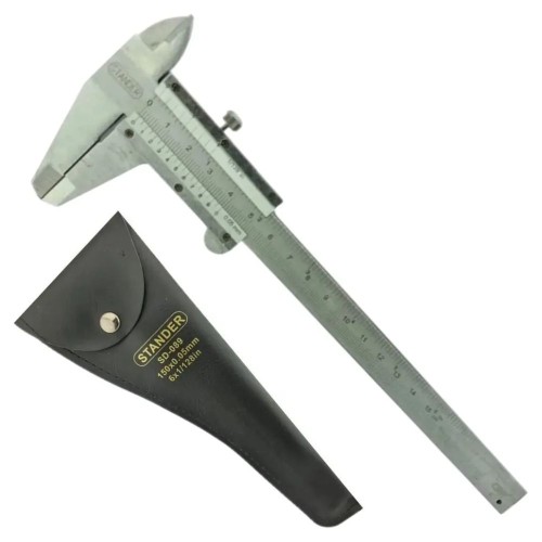 CALIBRE METALICO 8 PULGADAS ESTUCHE LONA STANDER