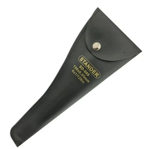 CALIBRE METALICO 8 PULGADAS ESTUCHE LONA STANDER