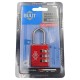 CANDADO COMBINACION ALUMINIO 40MM BULIT
