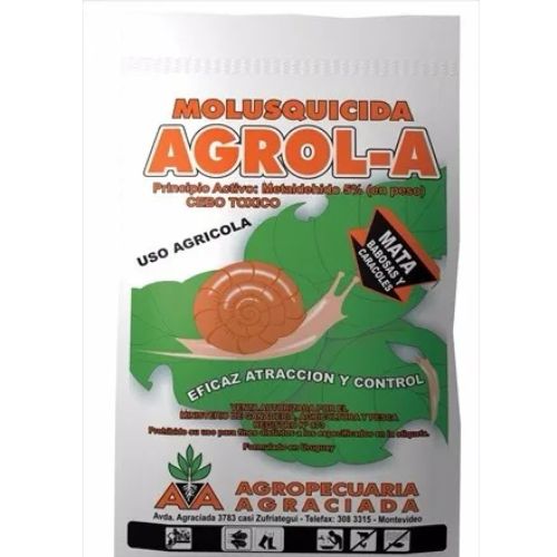 VENENO BABOSAS CARACOLES AGROL-A BOLSA 100GRS
