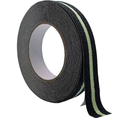 CINTA ANTIDESLIZANTE RAMPAS ESCALERAS 5MM X 5M ROLLO C/ REFLECTIVO