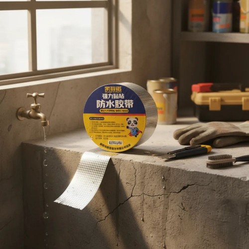 ROLLO MEMBRANA AUTOADHESIVA CAUCHO 15CM X 5MT ALUMINIO