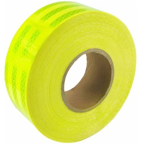 ROLLO CINTA REFLECTIVA SEGURIDAD 5x25 ROJO BLANCO AMARILLO