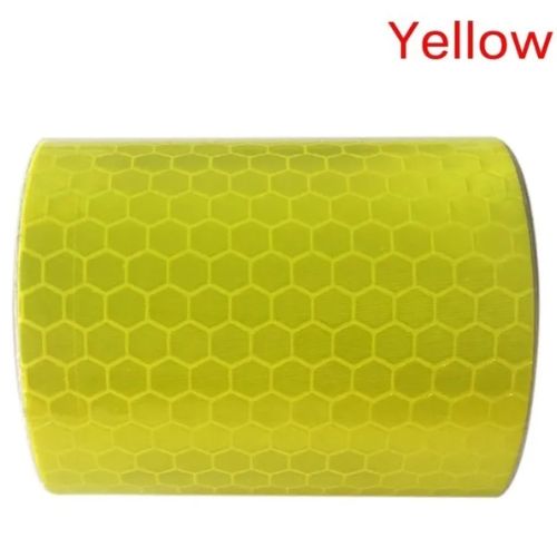 ROLLO CINTA REFLECTIVA SEGURIDAD 5x25 ROJO BLANCO AMARILLO