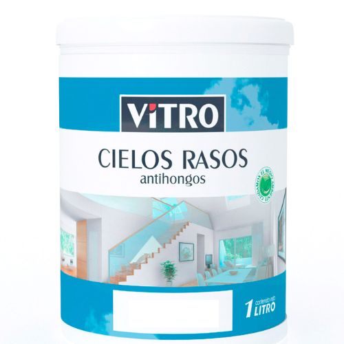 PINTURA LATEX CIELOS RASOS VITRO COLOR MARRON 1L