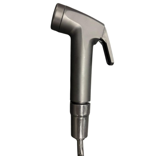 DUCHA HIGIENICA BIDET MANUAL MANGUERA ESPIRAL NEGRO