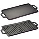PLANCHA REVERSIBLE GRILLADA Y LISA HIERRO FUNDIDO P/ PARRILLA