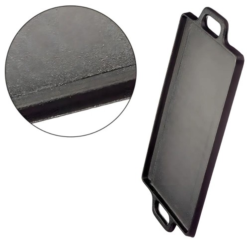 PLANCHA REVERSIBLE GRILLADA Y LISA HIERRO FUNDIDO P/ PARRILLA