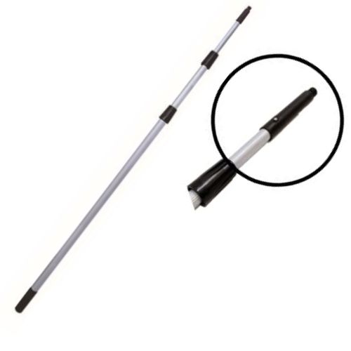 MANGO EXTENSIBLE TELESCOPICO VIDRIERO ALUMINIO 3.6M