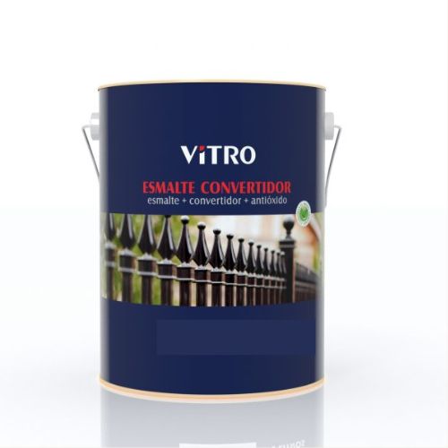 PINTURA ESMALTE CONVERTIDOR VITRO BR COLOR BLANCO 1L