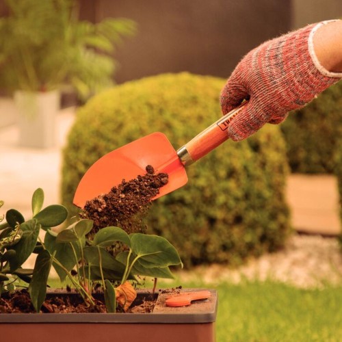 Pala Ancha Para Jardin Tramontina Mango De Madera Ferrejido