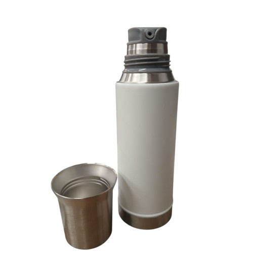 TERMO COMET AC. INOX 1LT TAPA MATE BLANCO