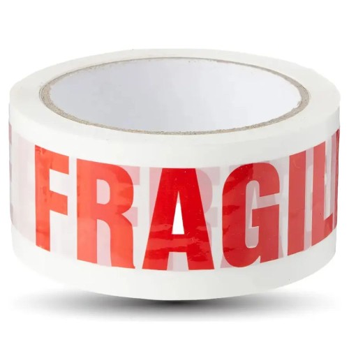 CINTA ADHESIVA FRAGIL EMPAQUE EMBALAR 48MM X 80M FERREJIDO