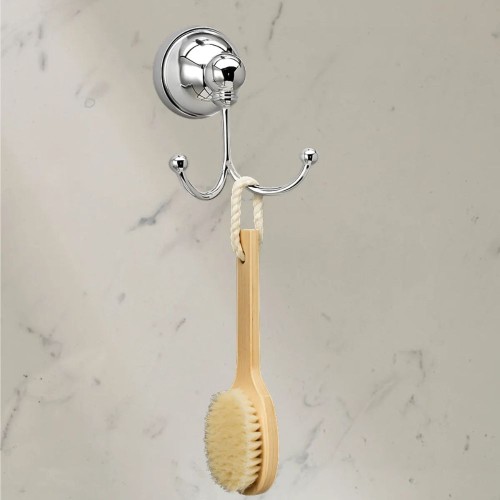 PERCHA CROMADA PARA BAÑO RIMONTTI