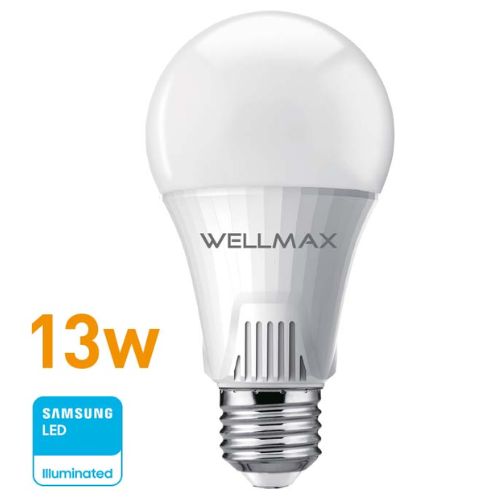 LAMPARA LED E27 13W WELLMAX SAMSUNG LUZ FRIA