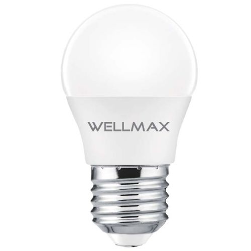 LAMPARA LED E27 06W WELLMAX SAMSUNG GOTA LUZ CALIDA