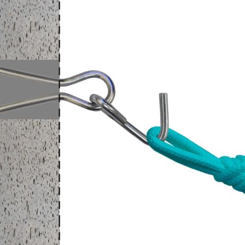 GANCHO HAMACA PARAGUAYA PARA AMURAR X2