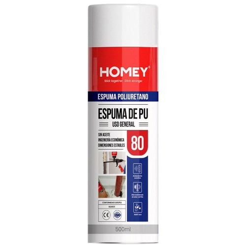 ESPUMA POLIURETANO 80  500ML HOMEY USO GENERAL