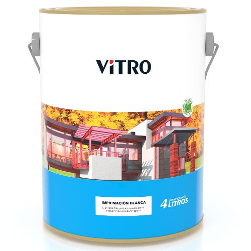 FONDO IMPRIMANTE IMPRIMACION BLANCA VITRO AL AGUARRAS 1L