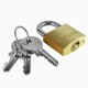 CANDADO DOBLE BRONCE KALLAY 30MM LLAVE FRESADA
