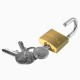 CANDADO DOBLE BRONCE KALLAY 30MM LLAVE FRESADA