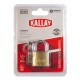 CANDADO DOBLE BRONCE KALLAY 30MM LLAVE FRESADA