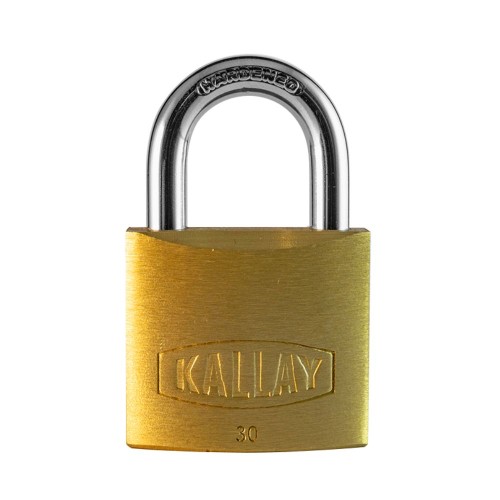 CANDADO DOBLE BRONCE KALLAY 30MM LLAVE FRESADA