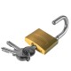 CANDADO DOBLE TRABA BRONCE8  KALLAY 50MM