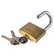 CANDADO DOBLE TRABA BRONCE8 KALLAY 60MM