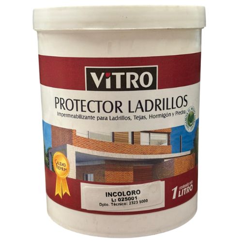 PROTECTOR IMPERMEABILIZANTE LADRILLO TEJAS HORMIGON PIEDRA INCOLORO 1LT VITRO