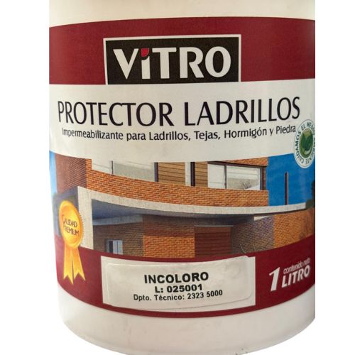 PROTECTOR IMPERMEABILIZANTE LADRILLO TEJAS HORMIGON PIEDRA INCOLORO 1LT VITRO