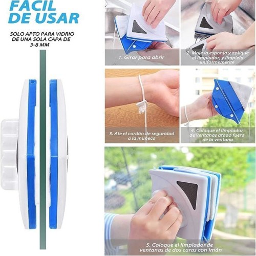 LIMPIA VIDRIO MAGNETICO TRIANGULAR DOBEG0971
