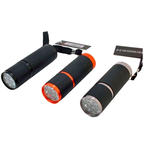 LINTERNA HESSEN   9 LED DE MANO -ANILLO COLOR 9CM