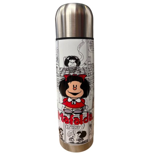 TERMO TERMICO ACERO INOXIDABLE DE MAFALDA 750ML FERREJIDO