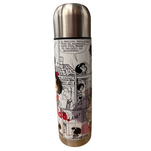 TERMO TERMICO ACERO INOXIDABLE DE MAFALDA 750ML FERREJIDO