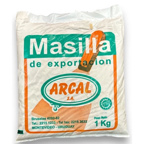 MASILLA PARA VIDRIO 1KG ARCAL