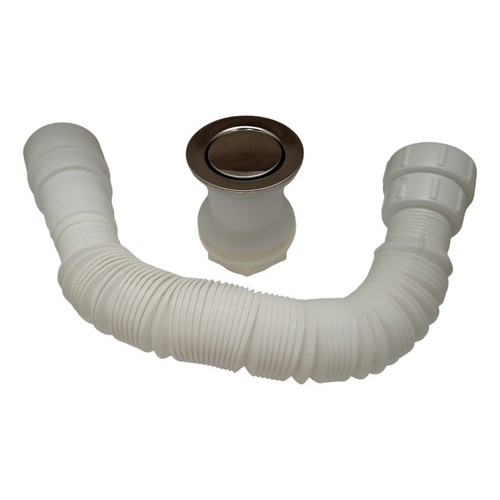 Sifón Blanco Con Válvula Tip Top