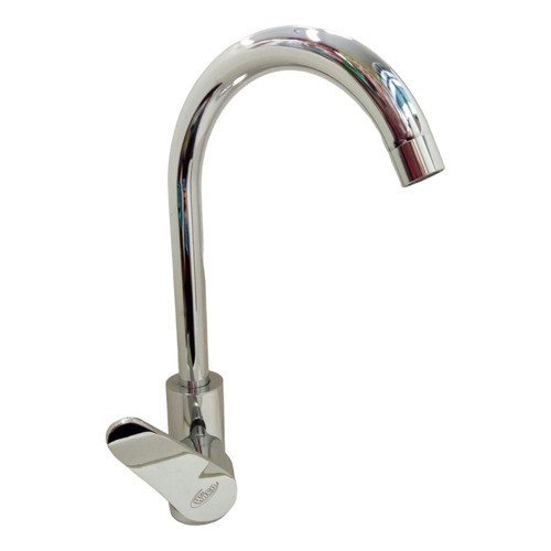 Monocomando Cocina Mesada Wico Pico Curvo