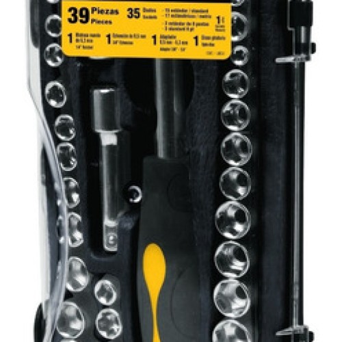 Juego De Dados 39 Piezas Pretul 1/2 Y 3/8