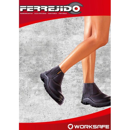 Botas De Trabajo Worksafe Bel Negros Pta/plást