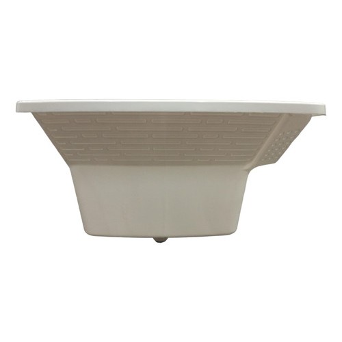 Pileta Lavar Ropa C/fregadero Y Válvula Blanca