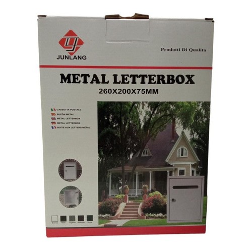 Buzón Buzonera Metálico Exterior 26x20x7 Cm