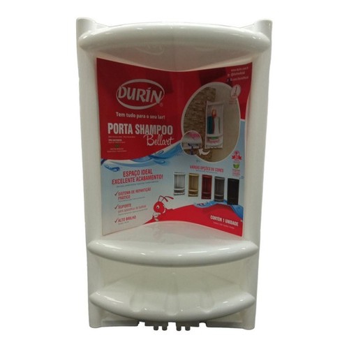 Esquinero De Baño Doble Porta Shampoo Durin