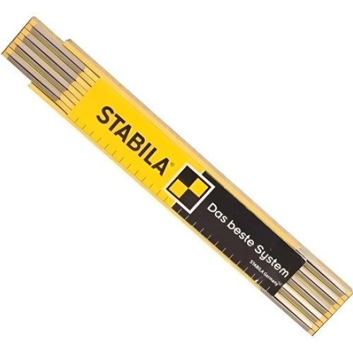 Metro Carpintero Plegable Madera Stabila 2 Metros Ferrejido