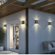 Foco Solar Aplique Led Bidireccional Fotocelula