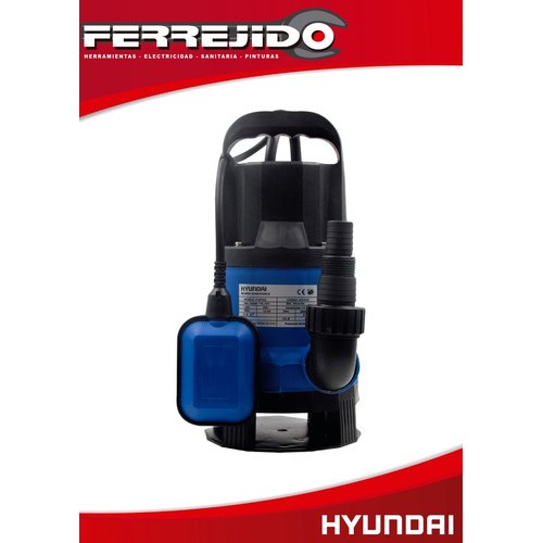 Bomba Sumergible 1hp 7mts Hyundai Hysp750- Ferrejido