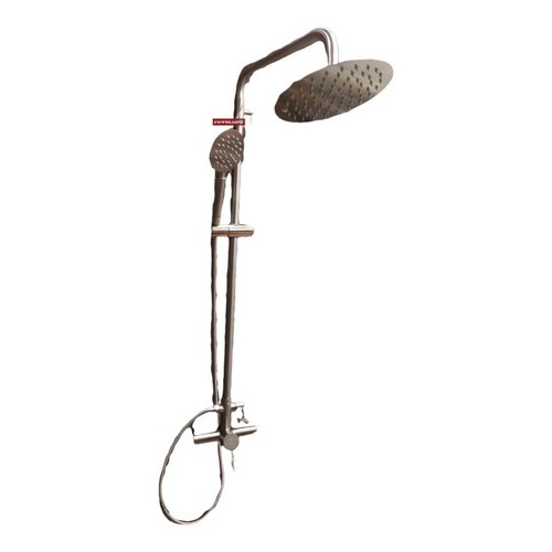 Barral Ducha C/grifería Satinado Acero Inox