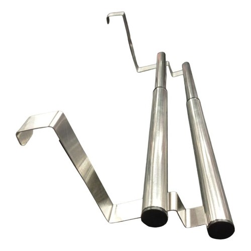 Perchero Doble Extensible Acero Inoxidable