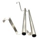 Perchero Doble Extensible Acero Inoxidable